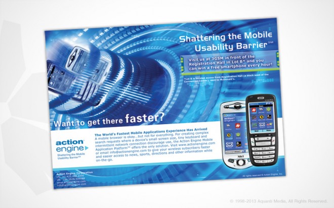 Action Engine 3GSM Ad