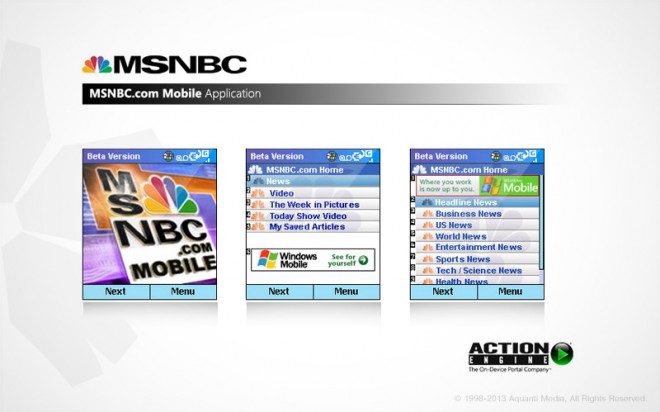 MSNBC Java Mobile App