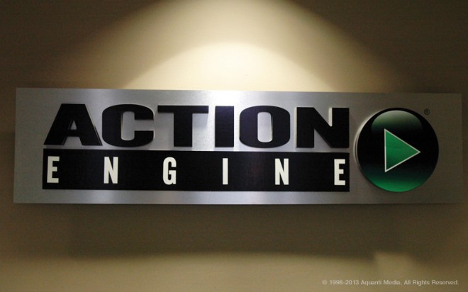 Action Engine Wall Sign
