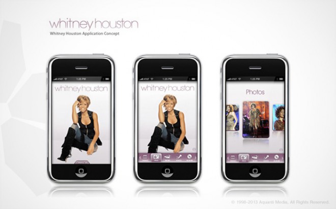 Whitney Houston iPhone App