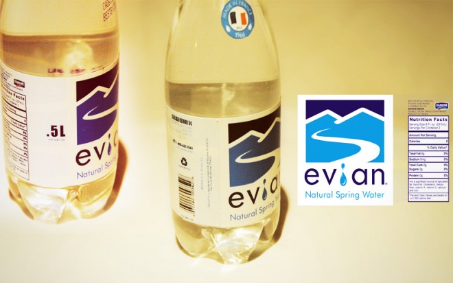Evian Bottle